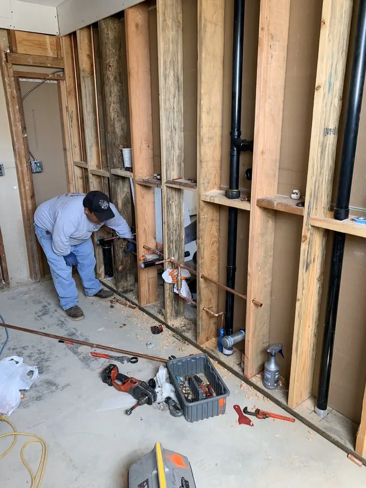 Commercial rough-in plumbing for Water Heater Replacement in Lino Lakes